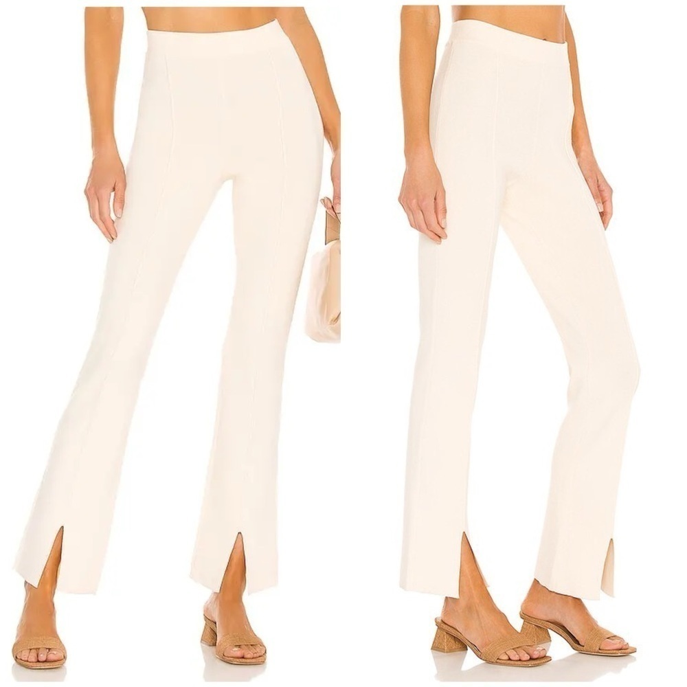 L’Academie Cassia Knit Pant in Ivory Size M